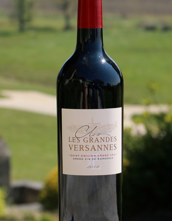 bottle saint emilion grand cru clos les grandes versannes