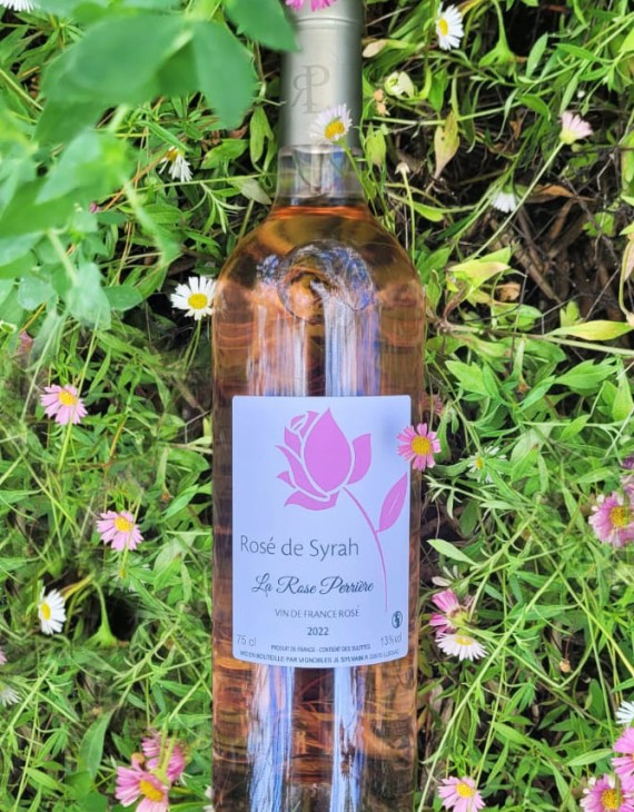 vin rose de syrah la rose perriere