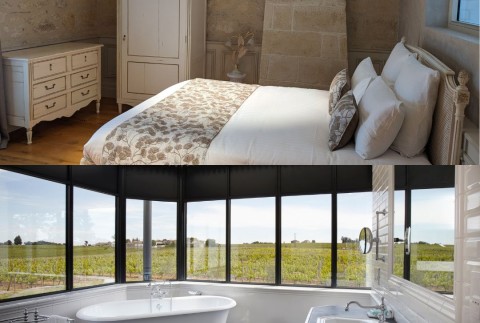 Chambre Versannes avec vue sur les vignes