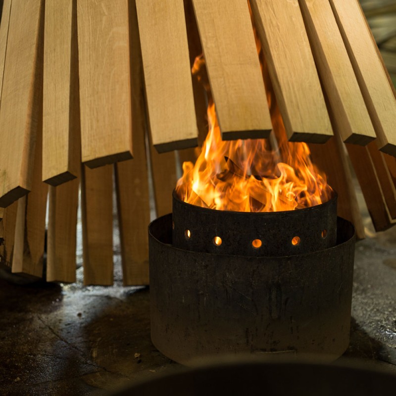 chauffe barrique tonnellerie sylvain