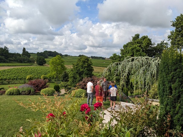 Visite guidée des jardins du château La Rose Perrière