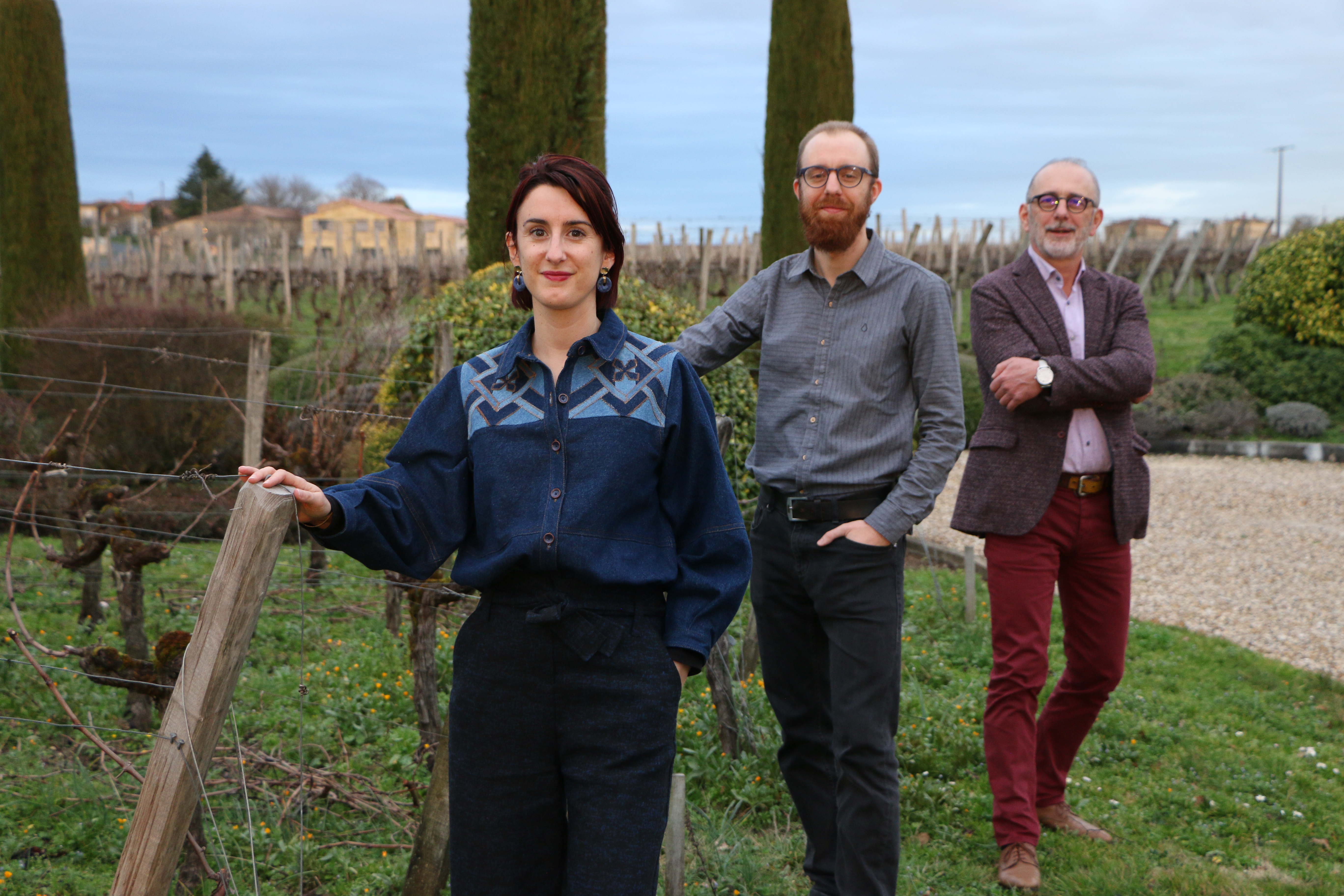 famille sylvain proprietaire chateau la rose perriere lussac saint emilion