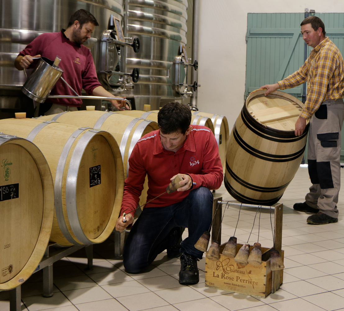 winemaking cellar lussac saint emilion